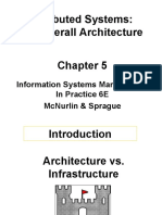 Distributed Systems: The Overall Architecture: Information Systems Management in Practice 6E Mcnurlin & Sprague