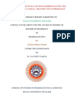 A Minor Project Report Submitted To: Partial Fulfillment For The Award of Degree of