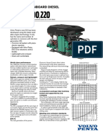 Volvo Penta Inboard Diesel: 125-147-162 KW (170-200-220 HP) Crankshaft Power Acc. To ISO 8665