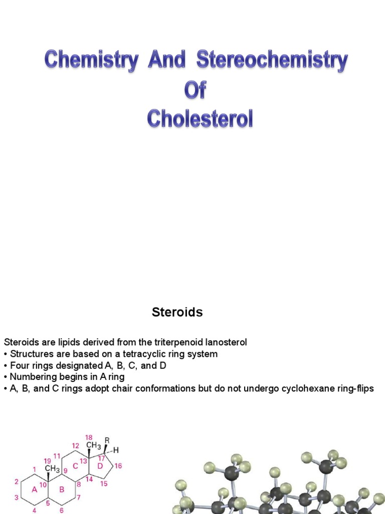 Cholesterol Ppt Steroid Ketone