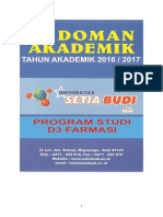 Pedoman Akademik D3 Farmasi