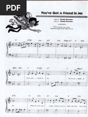 Music Score Collection You Ve Got A Friend In Me Sheet Music Free