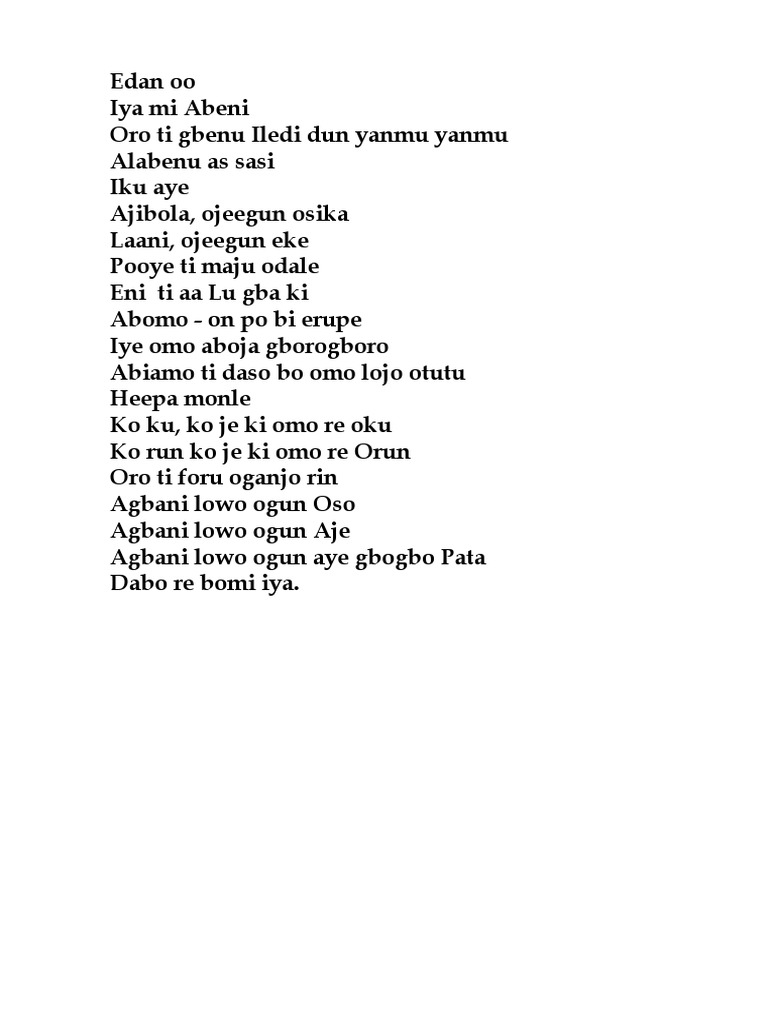 Oriki | PDF