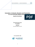 Azimuth elevation and polarisation