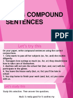 Compound Sentences