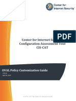 CIS-CAT OVAL Customization Guide