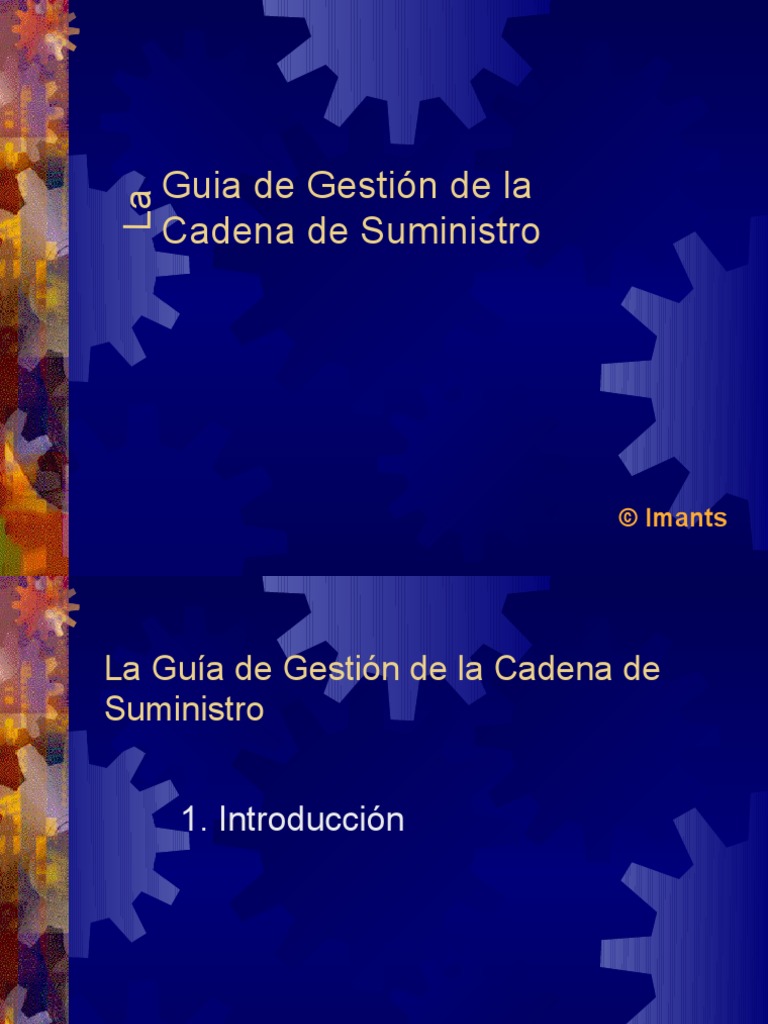 Gestin de La Cadena de Suministro 1214528920935557 8 | PDF