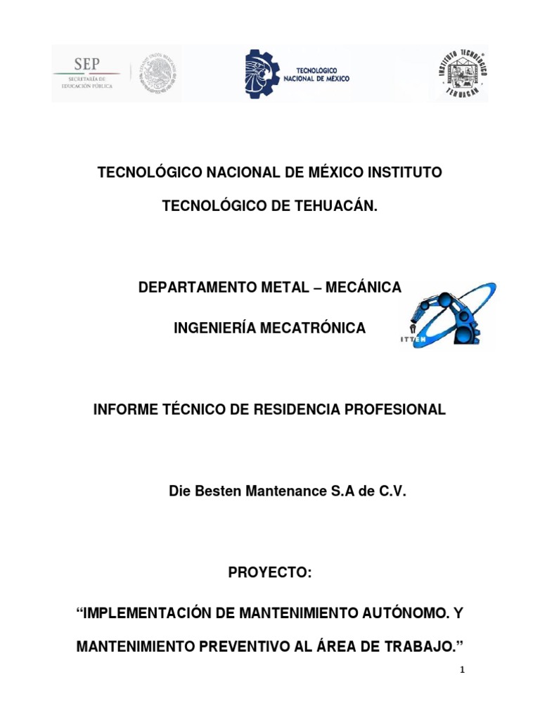 Tecnológico Nacional de México Instituto Tecnológico de Tehuacán | PDF