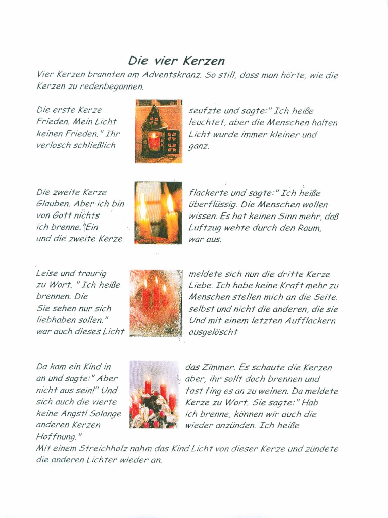 Die Vier Kerzen