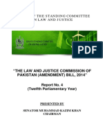 Report of The Standing Committee On Law and Justice