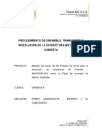 Procedimiento Ensamble%2c Montaje e Instalación de Cubierta