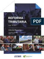 Informe Reforma Tributaria Mayo 2018