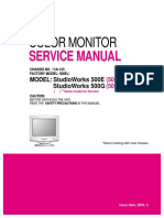 LG Color Monitor StudioWorks 500E,G, Chassis CA-133 Parts & Service.pdf