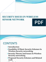 Security Issues in Wireless Sensor Network