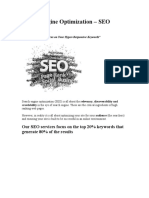 Search Engine Optimization - SEO Services