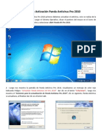 Manual de Activación Panda Antivirus Pro 2010