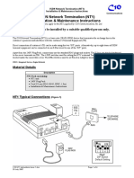 ISDN Network Termination (NT1) Installation & Maintenance Instructions