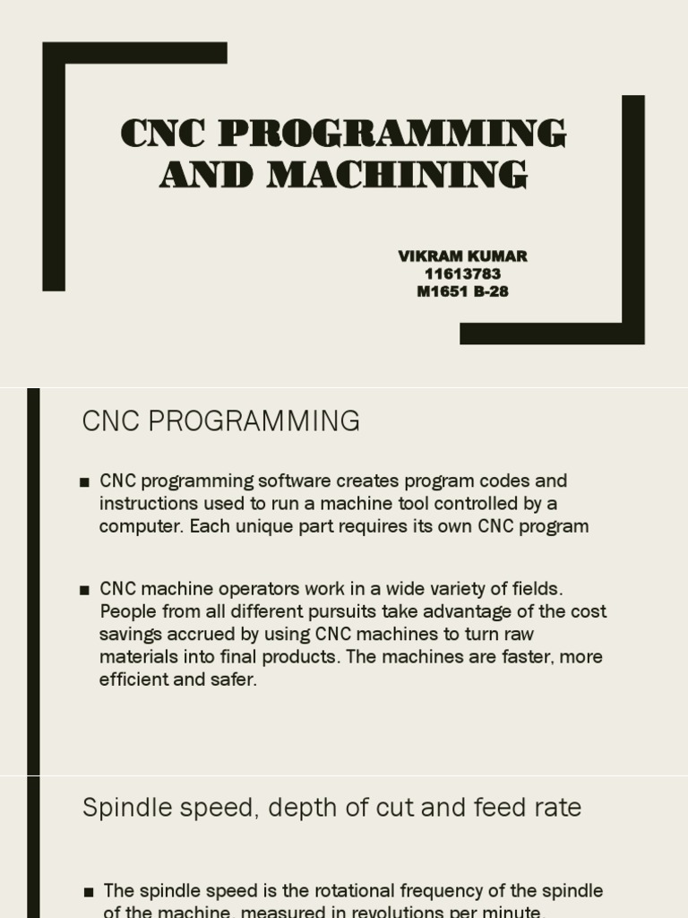 CNC Programming and Machining | PDF | Machining | Numerical Control