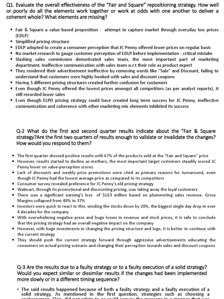 JC Penny Final | PDF | Pricing | Retail