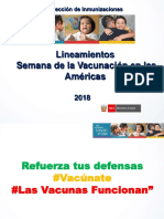 Semana Vacunacion Americas 2018