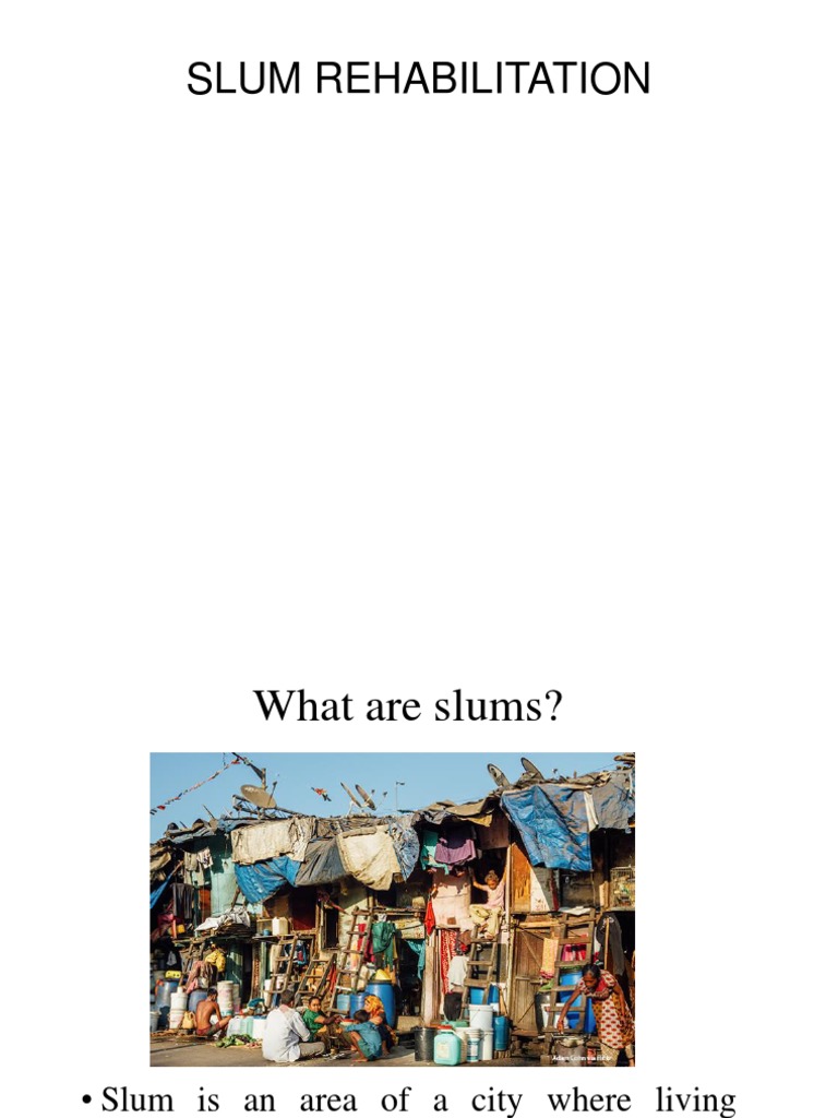 Overview of Slum Rehabilitation Efforts | PDF | Slum | Economies