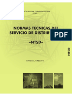 Normas Técnicas CNEE - NTSD