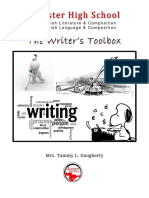 Writing Toolbox (Guidelines)