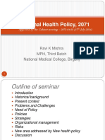 National Health Policy 2071 Seminar Overview
