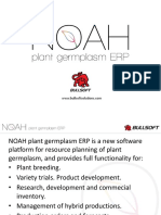 NOAH Plant Breeding Software