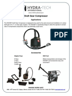 DGC80T Draft Gear Compressor Safely Removes Railcar Components