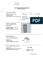 Dimensiones de Probetas