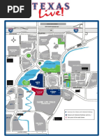 Texas Live! parking map