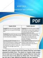 Moby Dick: Comparison of Two Captains