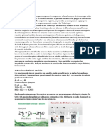 Reacciones química