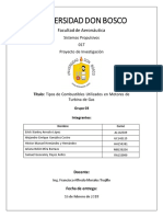 Tipos de Combustible Utilizados en Motores de Turbina de Gas