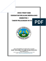 SMPN 3 Warungkondang Buku Piket KBM Sem 1 2018