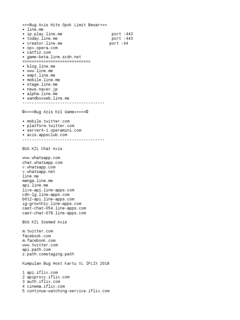 Bug Terbaru 2018 | PDF | Computers | Technology & Engineering