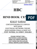 Electrical Network Theory Sagar Sen