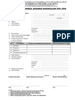 Biodata Wakil Bidang Kurikulum PPL PPG PDF