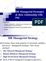 HR Managerial Strategies & Their Relationship With PM 2017