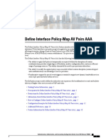 Define Interface Policy Map Av Pairs Aaa