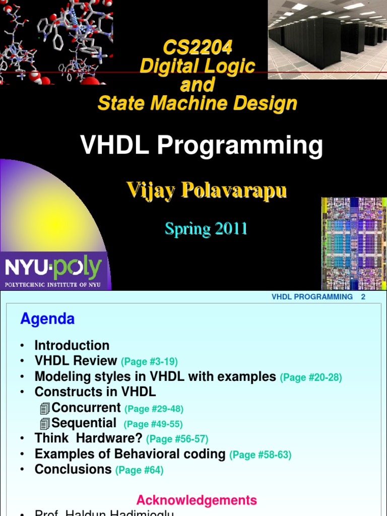 VHDLPRG PDF Hardware Description Language Vhdl