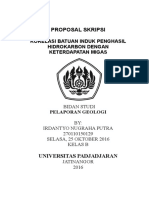 Tugas Pelaporan Geologi: Proposal Tugas Akhir