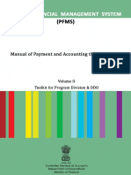 PFMS User Manual of Payment and Accounting Through PFMS