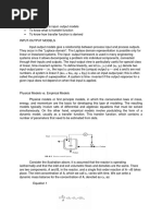 Input - Output Models