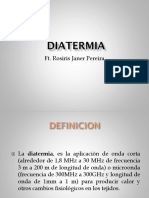 Diatermia: tipos, aplicadores y parámetros
