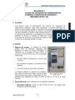 Determinación del esfuerzo de compresión en especímenes cilíndricos de concreto ASTM C39