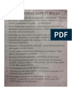 Laboratory Safety Rules Guide