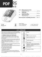 G ? Blood Pressure Monitor - Käyttöohje S Blodtrycksmätare