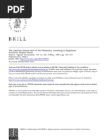 The Libertine Gnostic Sect of The Phi Bio Nites According To Epiphanius